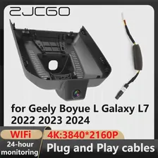 ZJCGO 4K Wifi 3840*2160 Автомобильный Видеорегистратор Dash Cam Камера Видеорегистратор для Geely Boyue L Galaxy L7 2022 2023 2024