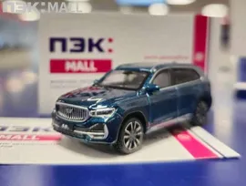 GWC0000004 GEELY Модель автомобиля Geely Monjaro (KX11) в масштабе (синяя)
