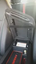 🛍 Детали интерьера Кожаный Автомобильный подлокотник, крышка центрального консоли, органайзер, защитный чехол для джили тугелла Geely Tugella,Xingyue,FY11 2021-2019, детали интерьера
