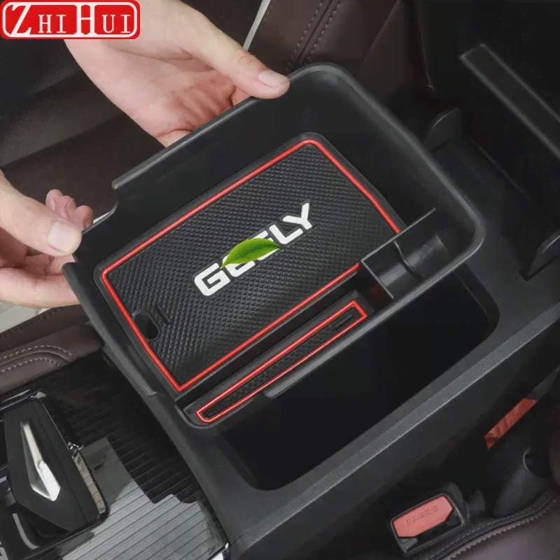 Для Geely Monjaro Xingyue L 2022 2023 Органайзер Для Центральной Консоли Автомобиля, Внутренний Подлокотник, Коробка Для Хранения, Автоаксессуары Для LHD