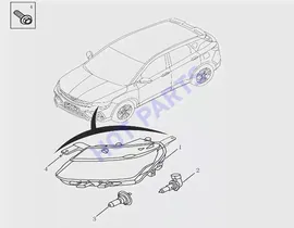 ФАРЫ ПЕРЕДНИЕ для Geely Coolray