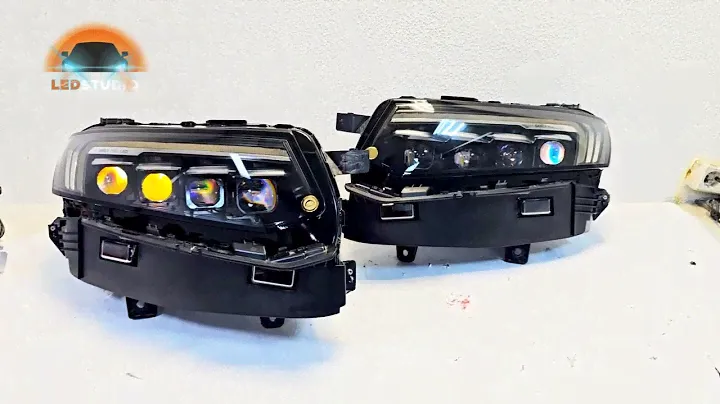 Geely Tugella модернизация фар установка светодиодных модулей. Замена штатной светодиодной оптики.