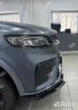 Губа Geely Tugella сплиттер переднего бампера