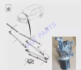 СТЕКЛООЧИСТИТЕЛЬ ПЕРЕДНИЙ для Geely Atlas