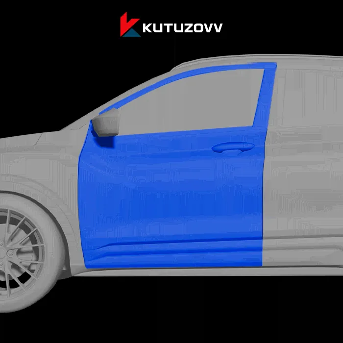 Ремонт передней двери Geely Tugela