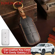 TONLINKER Для Geely Galaxy L7 SUV 2023- Автомобильная коробка для кожаных ключейильный брелок