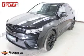 Дефлекторы Geely Tugella 2020-/2023+ | премиум, плоские, 2D